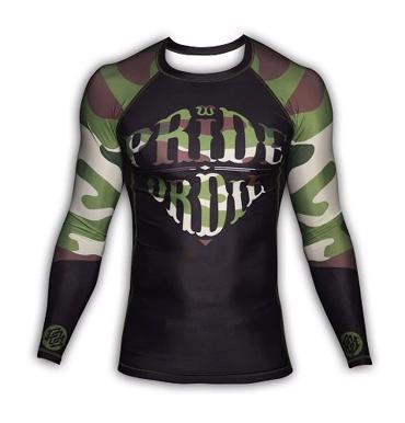 PRIDE OR DIE ''reckless camo' RASHGUARD - BLACK